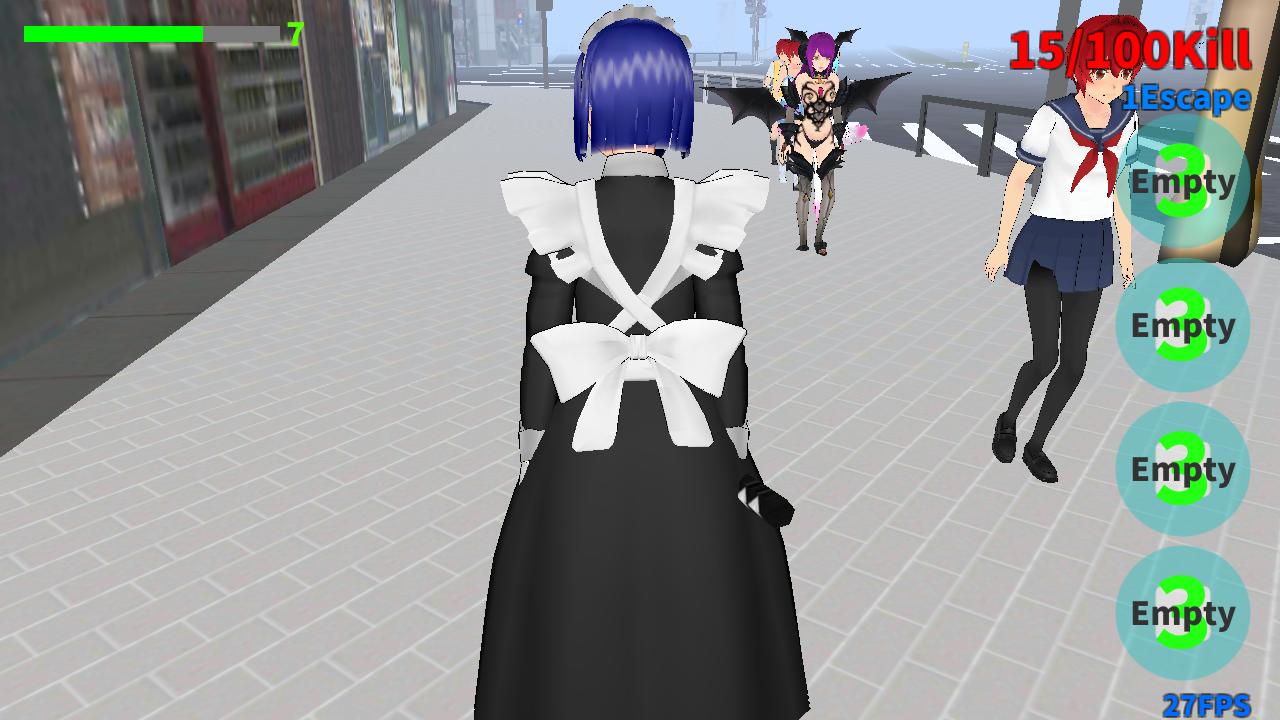 Maid-Chan vs Yandere-Chan