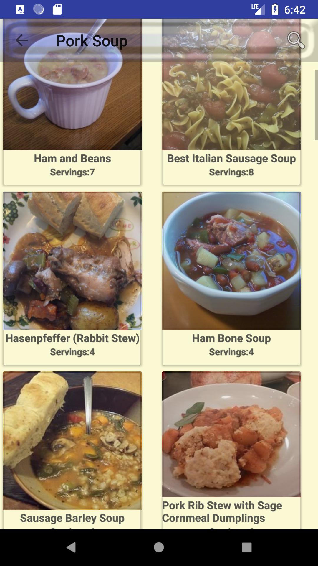 Pork Soup Recipes