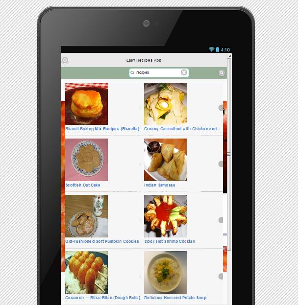 Easy Recipes App