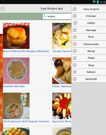 Easy Recipes App