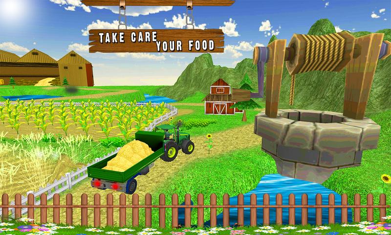 Farm Tractor Transportation 3D