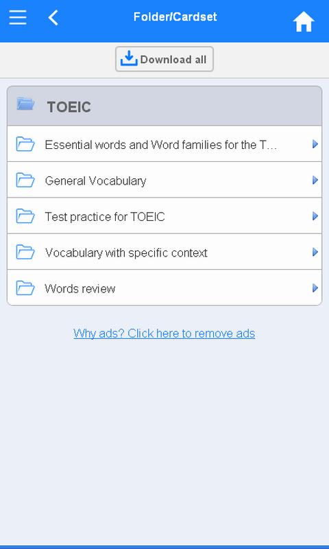 TOEIC Flashcards