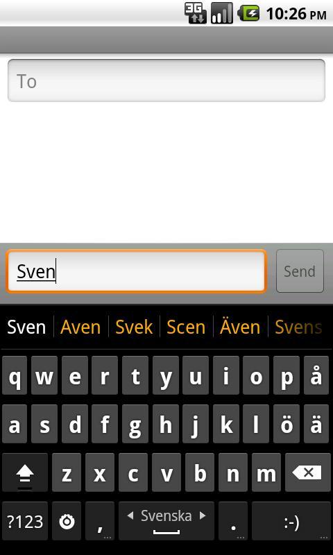 Swedish dictionary (Svenska)
