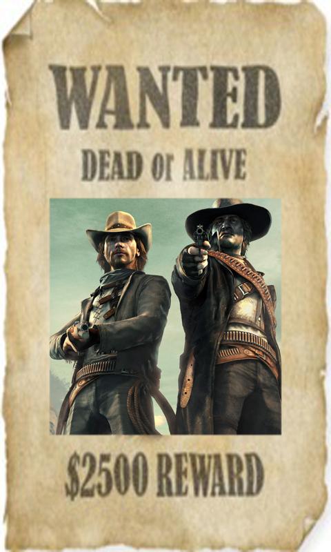 Wanted Photo Frame