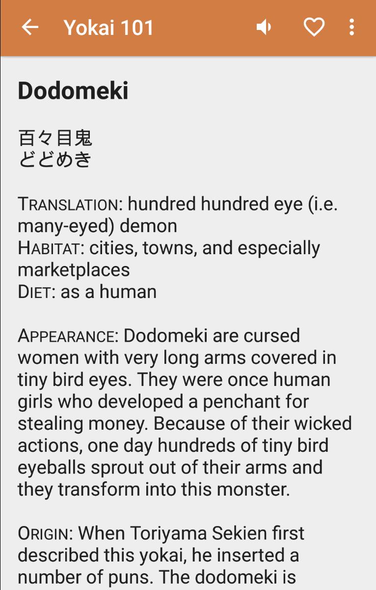 Yokai 101