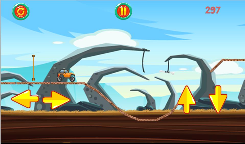 jungle  car run