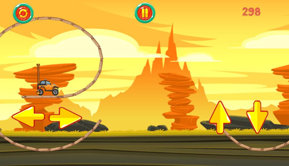 jungle  car run