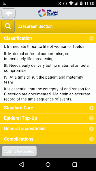 Rotunda Anaesthesia
