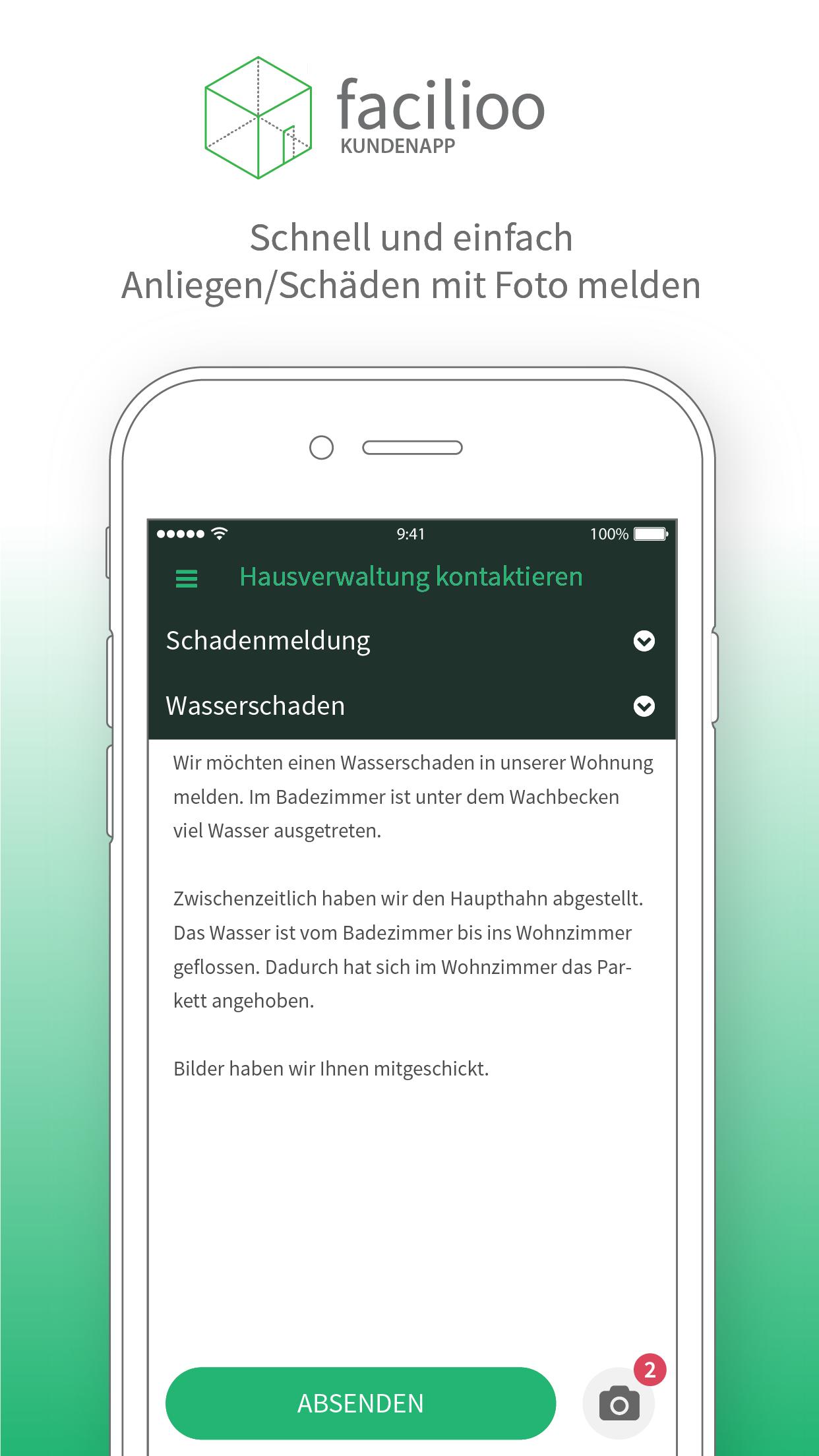 facilioo Kundenapp