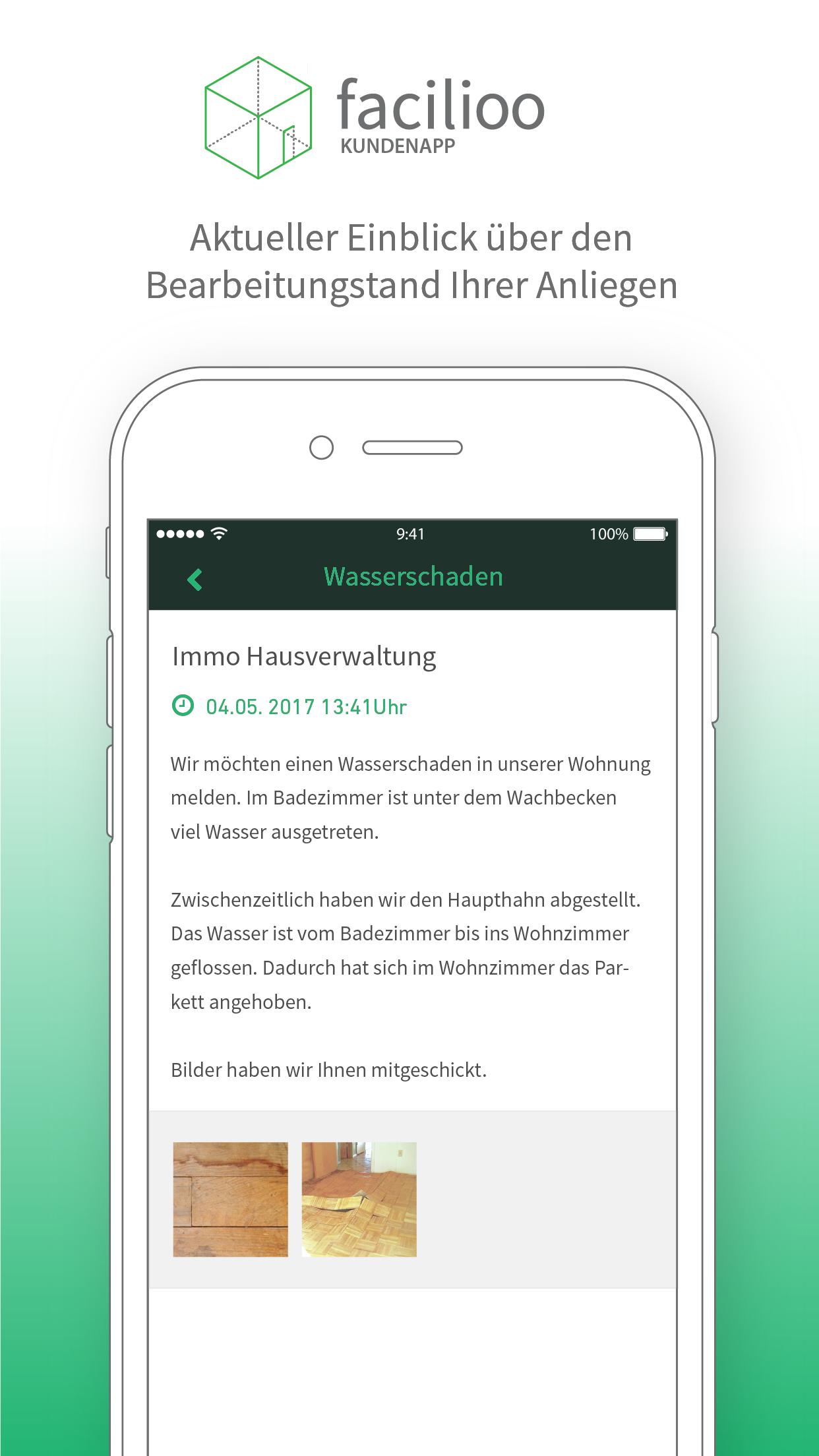 facilioo Kundenapp