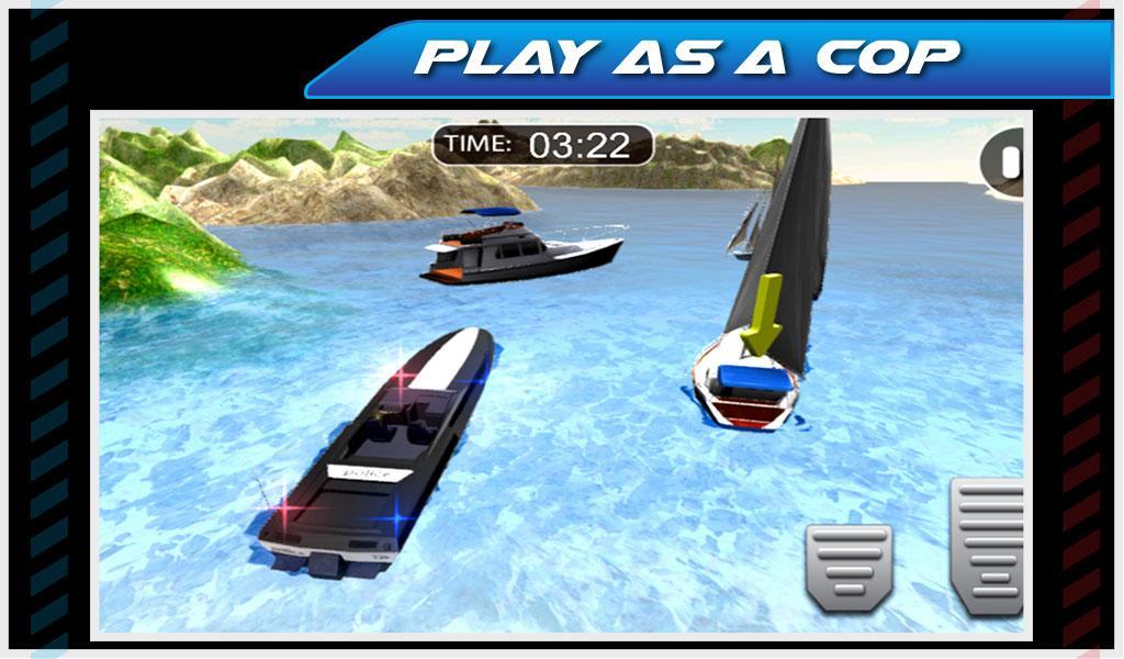 Emergency Police Boat Chase 3D 2017