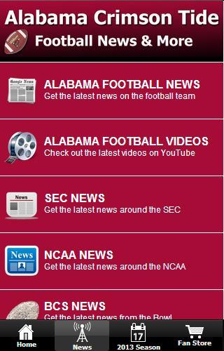 Alabama Football News