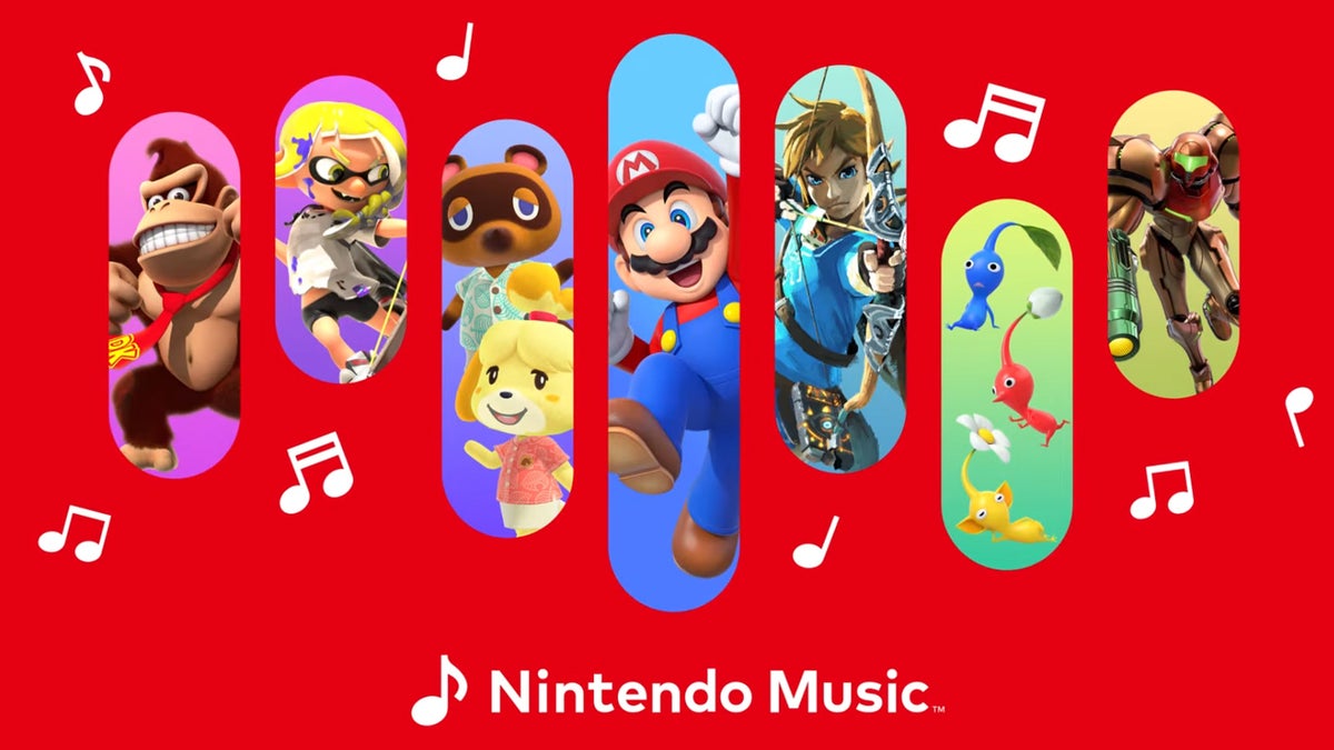 Nintendo Music Trackliste, einschließlich aller Spiele, Songs und jedes System