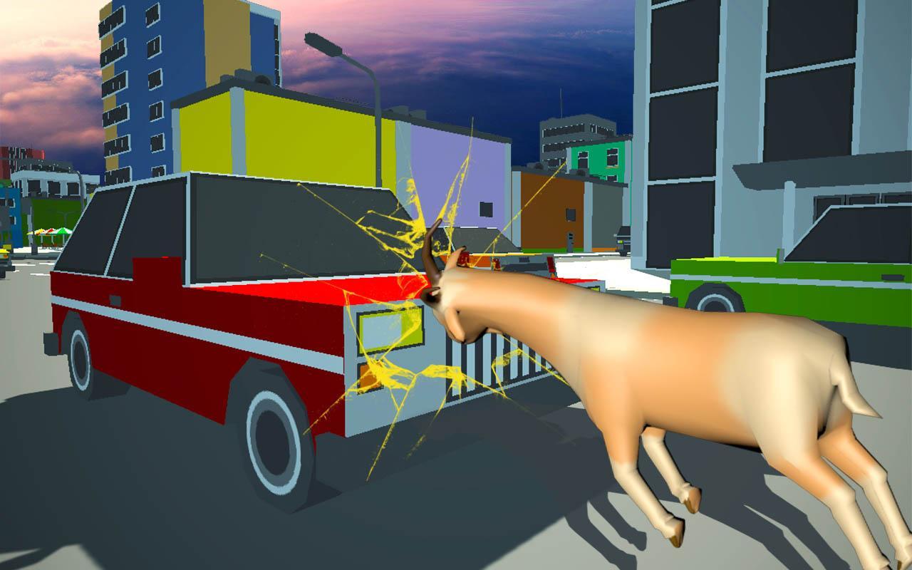 Crazy Goat Rampage City Attack