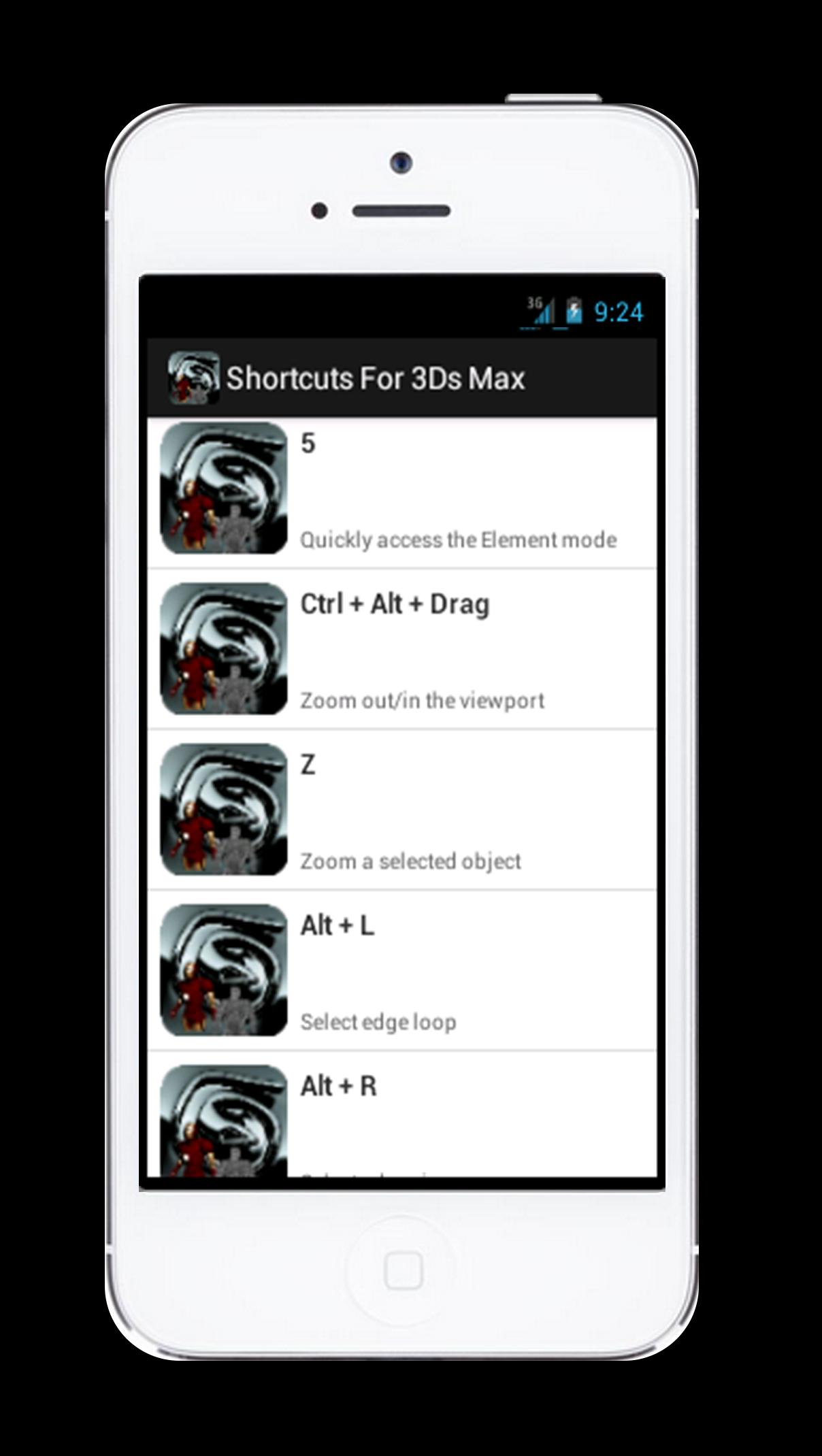 Shortcuts 3dsMax