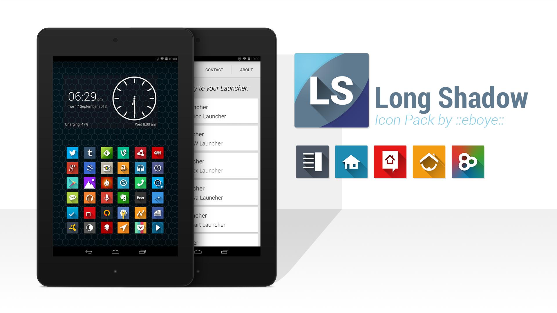 Long Shadow Icon Pack [NoMask]