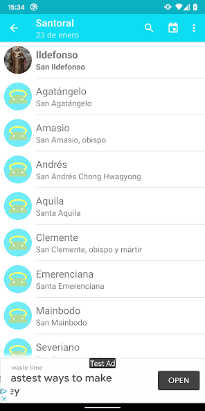 Santoral