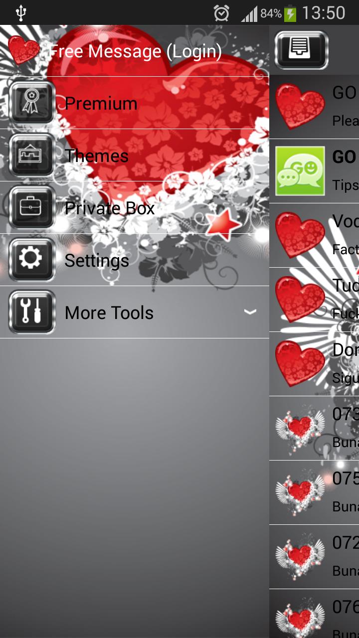 GO SMS Dark Love