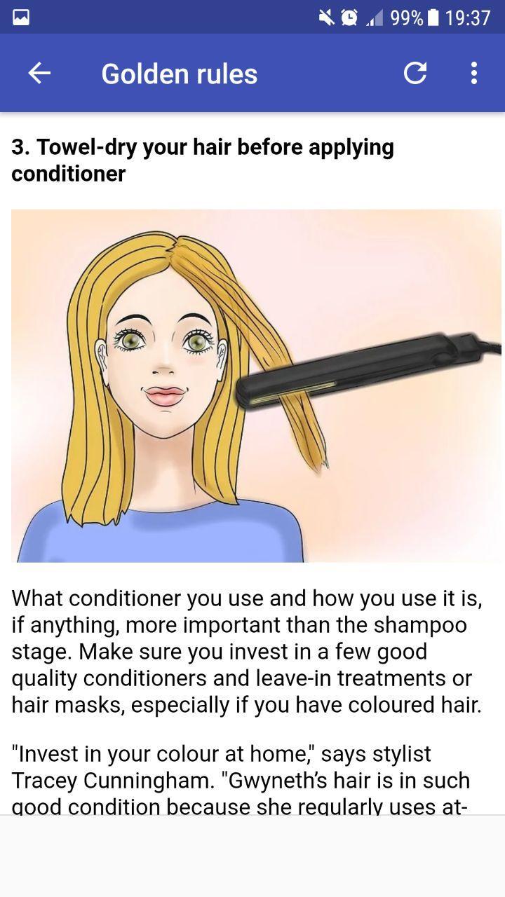 Golden hair care