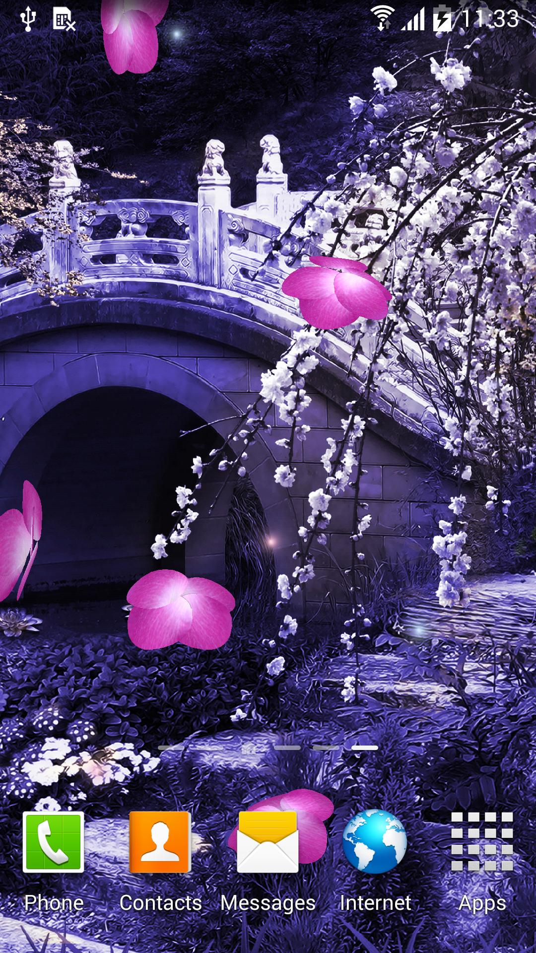 Mystic Sakura Live Wallpaper