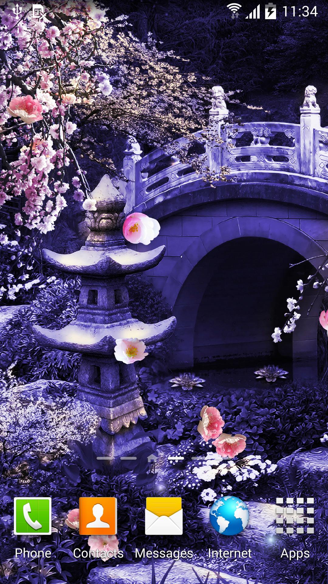 Mystic Sakura Live Wallpaper