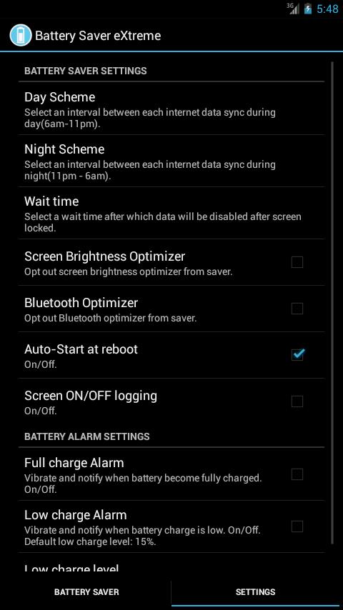 Battery Saver eXtreme Lite