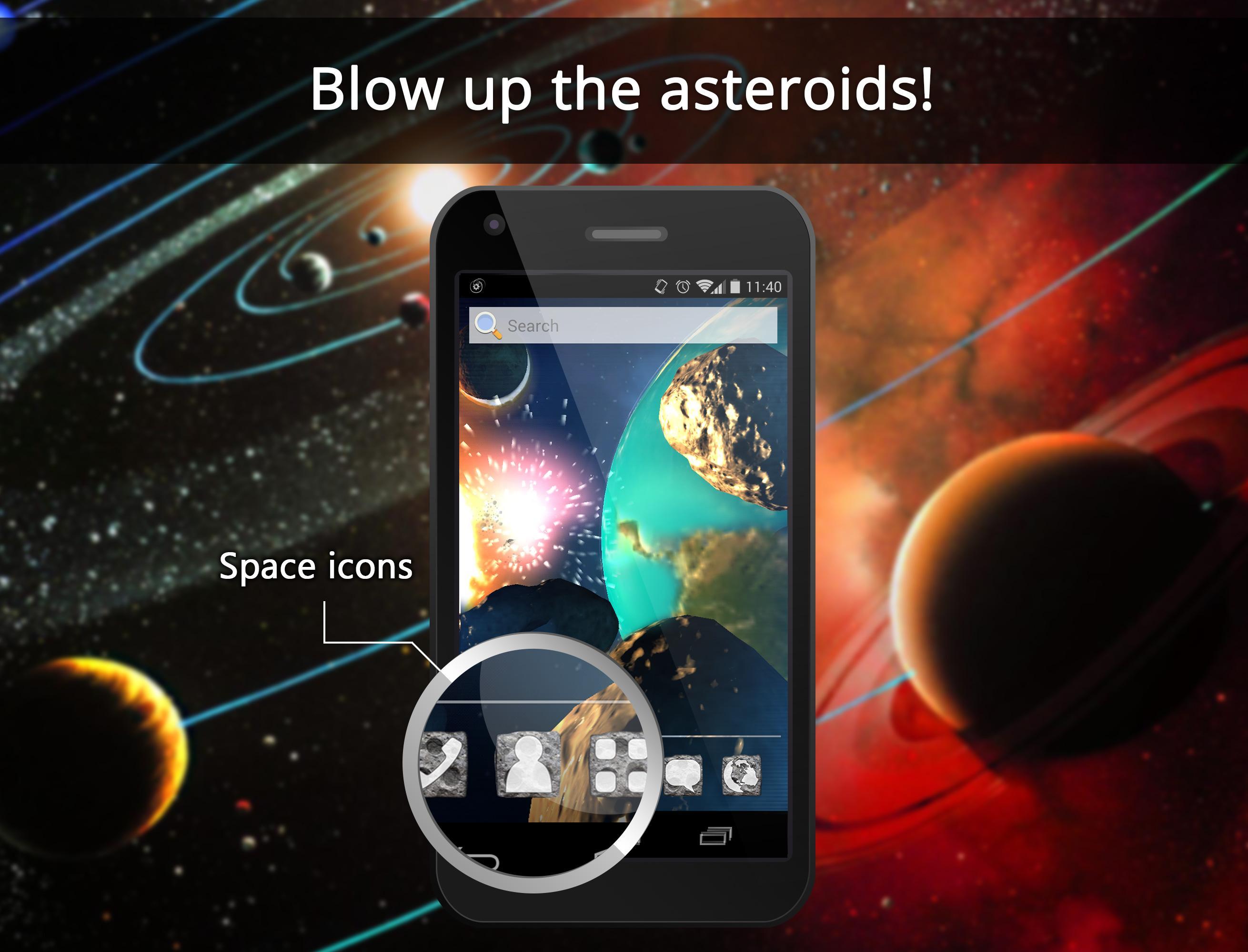 UR 3D Solar System Live Theme