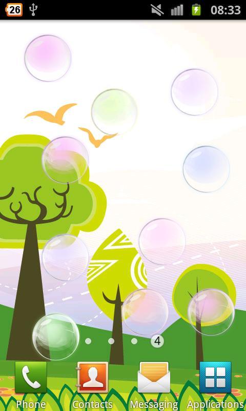 Collide Bubbles Live Wallpaper
