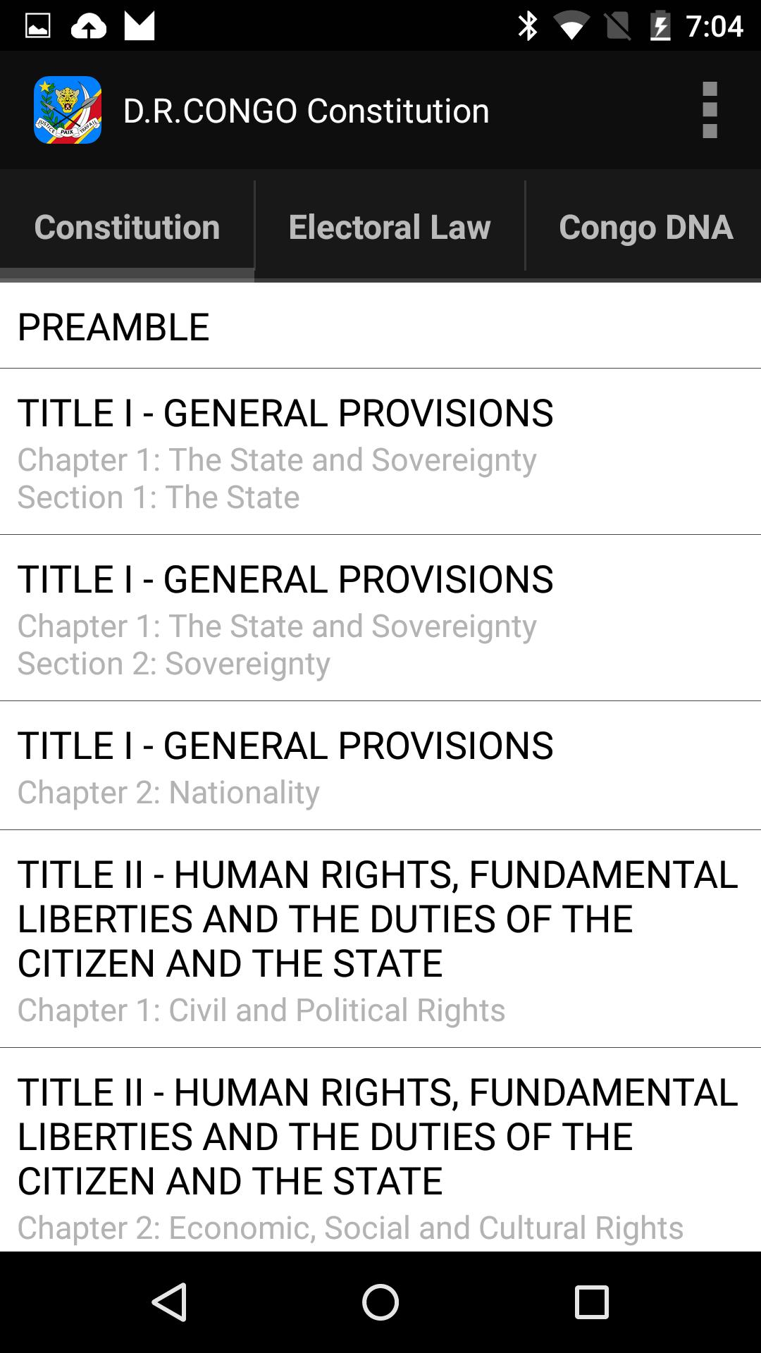 Congo Constitution