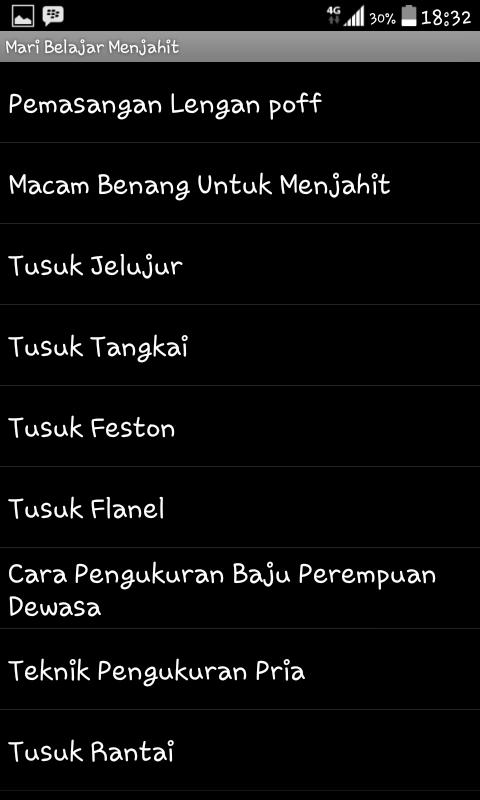 Mari Belajar Menjahit