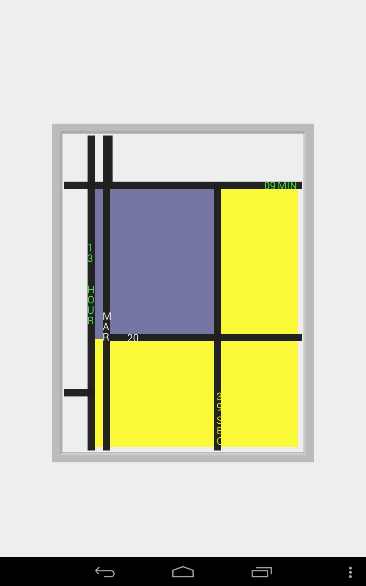 MonDriaNoid Free LWP Clock
