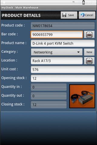 myStock TE Inventory Manager