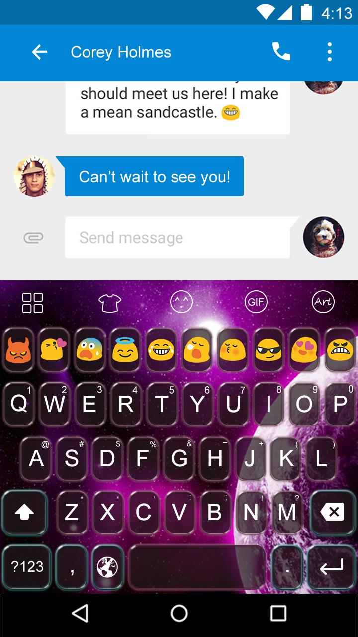 Multicoloured-Emoji Keyboard
