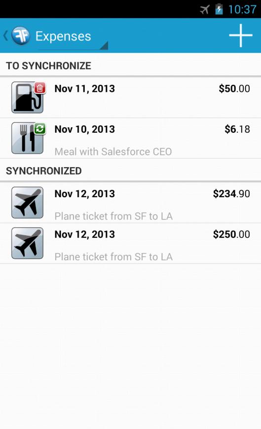 FinancialForce Expenses