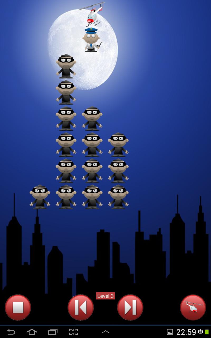 Cops catch Robbers in the City