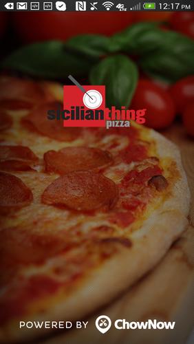 Sicilian Thing Pizza