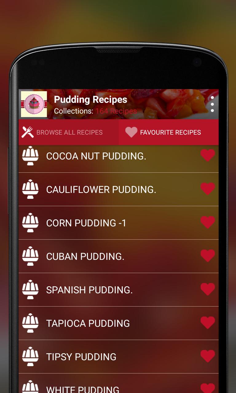 Pudding Recipes