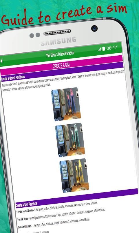 Guide for The Sims 3 Paradise