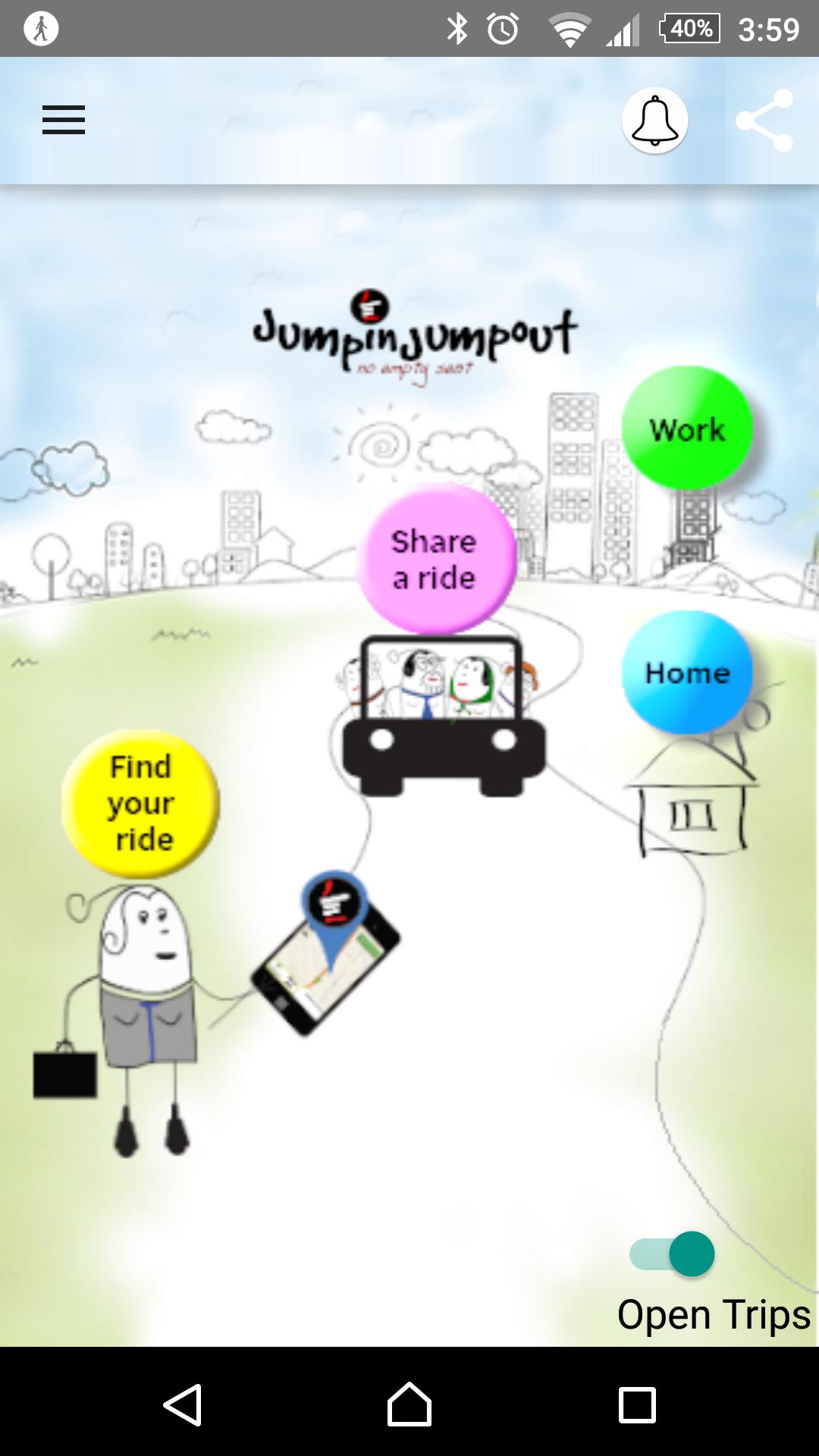Jump.in.Jump.out rideshare
