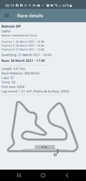 NextRace Countdown Widget 2024