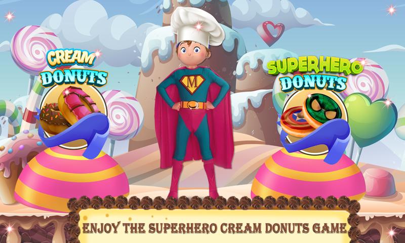 Superhero Sweet Donuts Cooking Shop