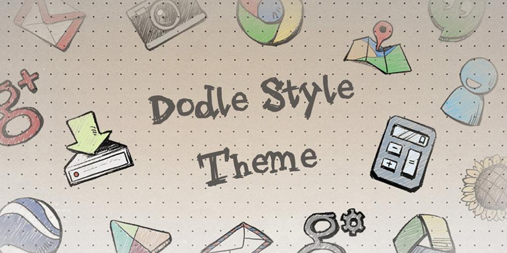 Doodle Style - Solo Launcher Theme