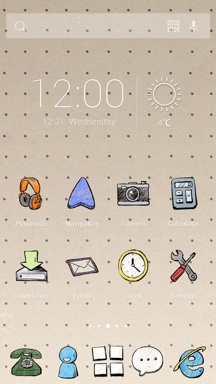 Doodle Style - Solo Launcher Theme