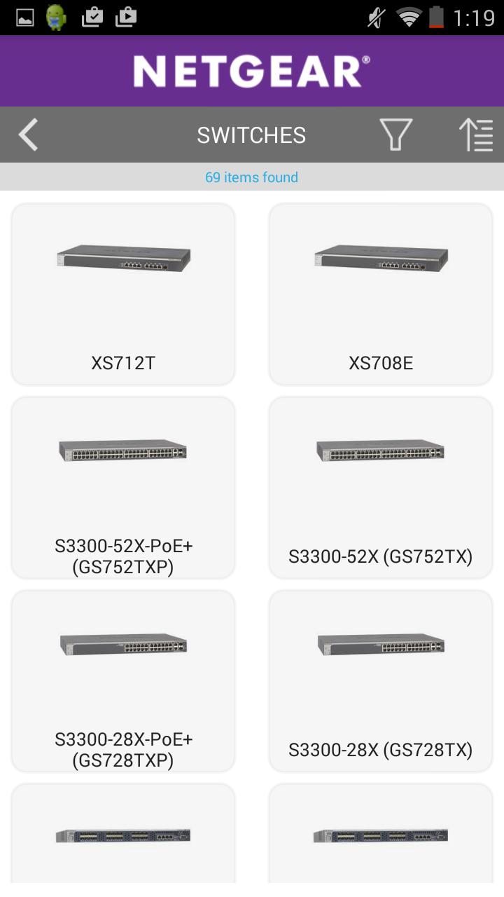 NETGEAR Product Selector