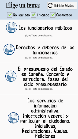 TestOp Auxiliar Administrativo