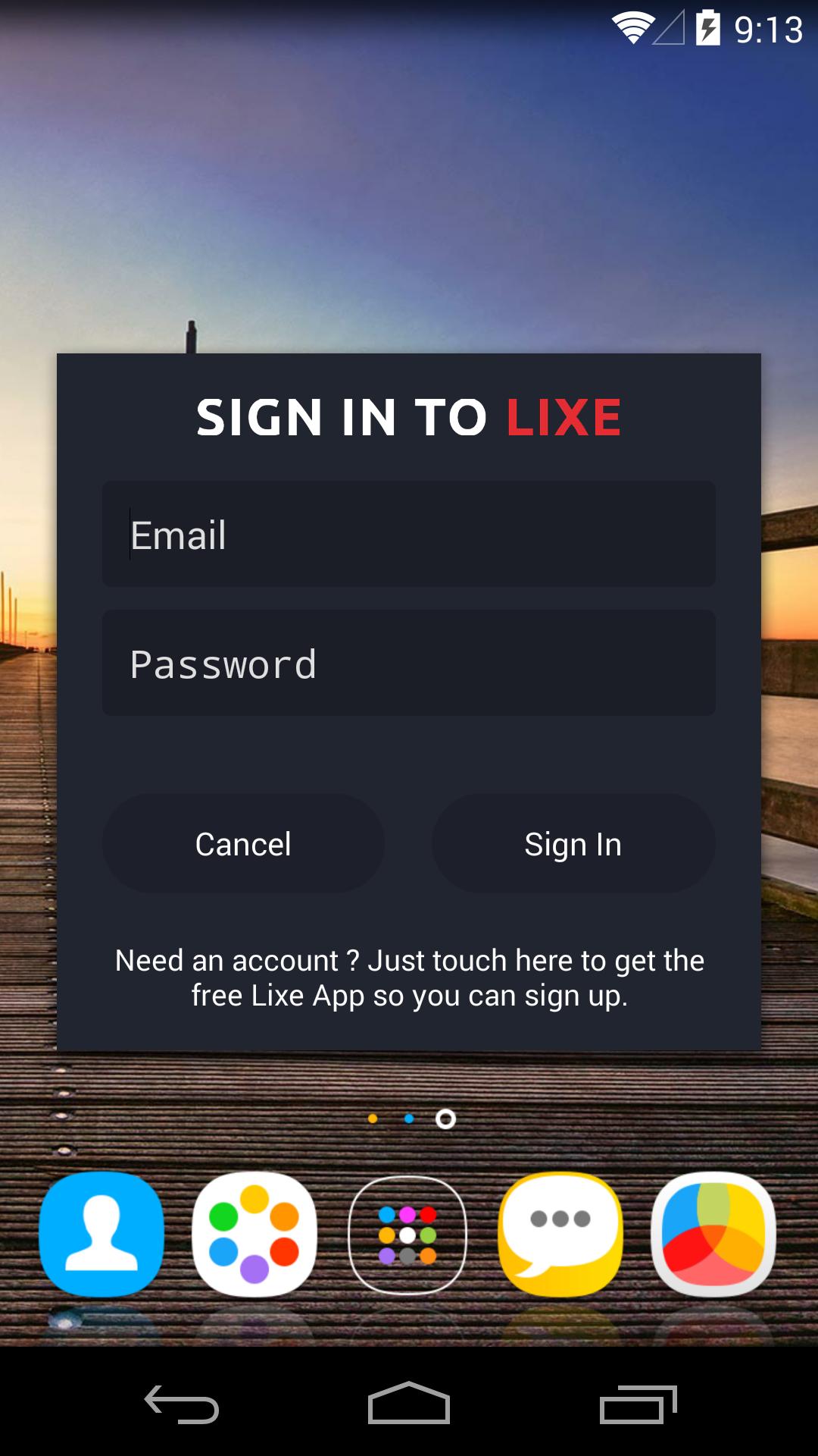 Lixe Bookmarks for UC Browser