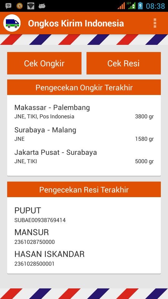 Ongkos Kirim Indonesia