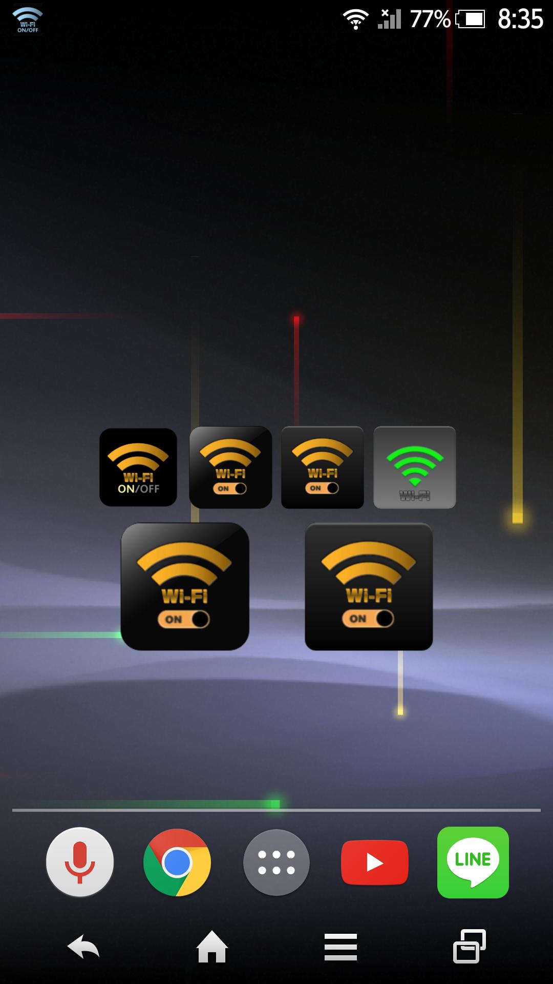 Widget WiFi ON/OFF HD
