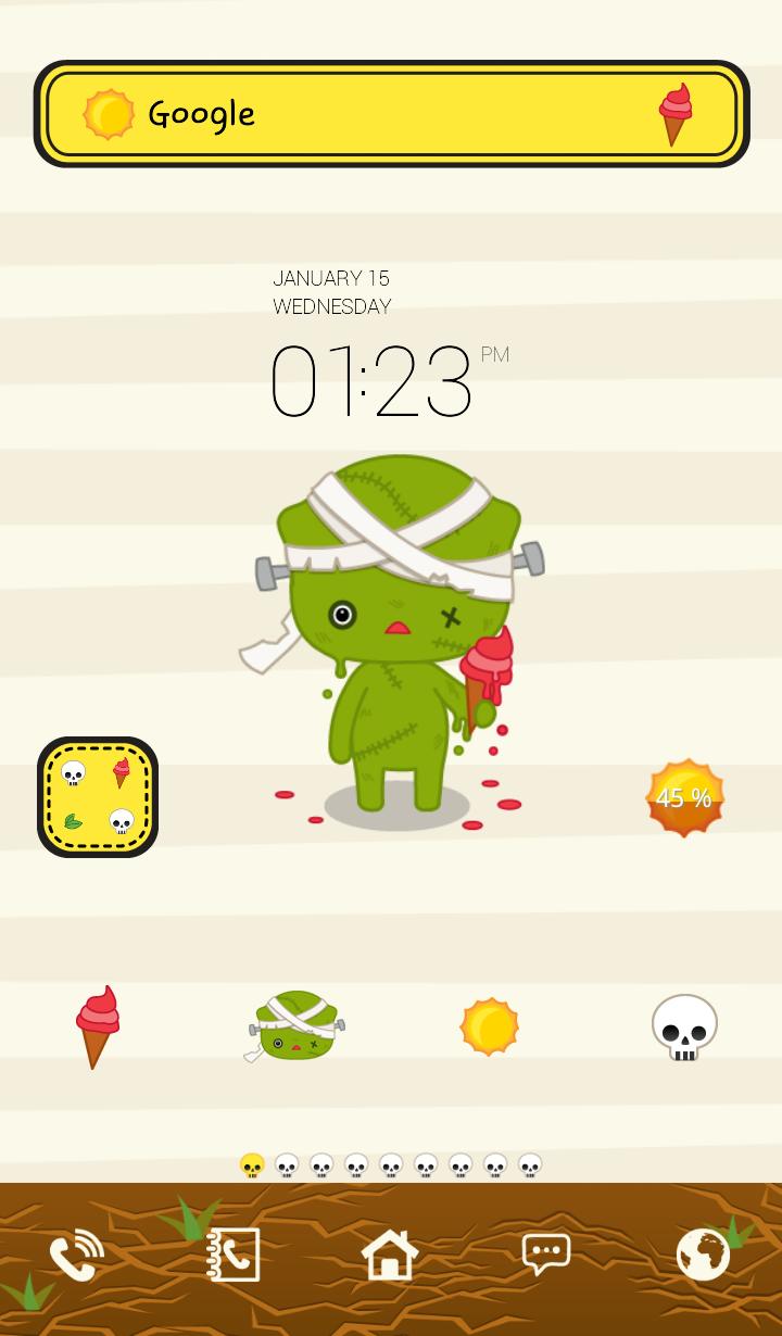zolly take a walk dodol theme