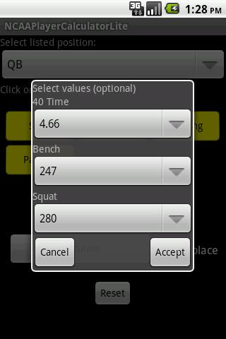 NCAA FB 12 Player Calc Lite